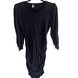 Sundry Navy Long Sleeve Dress
